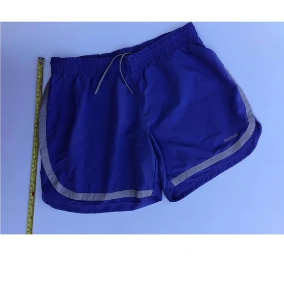 Reebok Women’s/juniors Purple Running Shorts Size XS/S Elastic Waist Drawstring - Picture 4 of 8